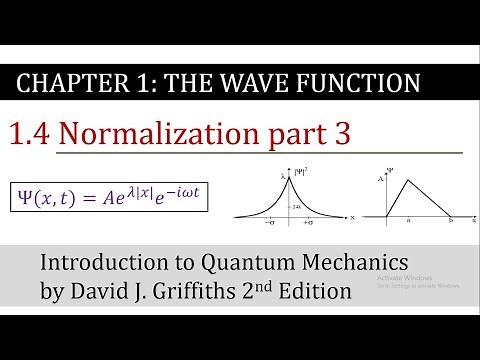 8. Normalization part 3 | The Wave Function | Griffiths Quantum Mechanics