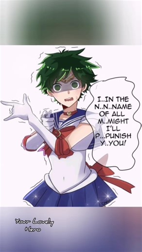 Sailor Moon/MHA👑💛💚🌕✨#sailormoon#myheroacademia#deku#uraraka#shoto#bakugo#hawks #dabi#kaminari#anime