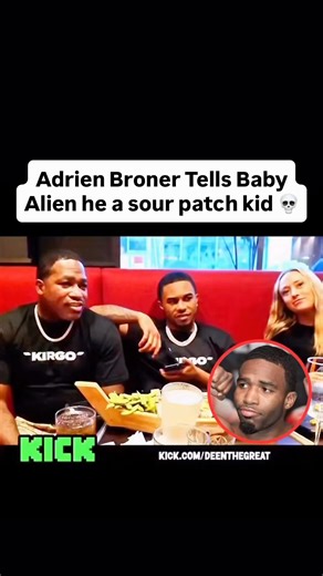 Adrien Broner Tells Baby Alien he a sour patch kid 💀 #babyalien #adrienbroner #deenthegreat