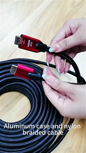 8K HDMI Cable 4K 120Hz UHD Braided Nylon HDMI 2.1 Cable Cord for Sony TVs PS5 Gaming Monitor Xbox