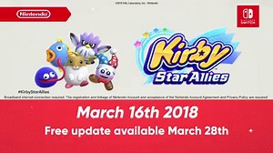 3.2K views · 68 reactions | In Kirby Star Allies, launching 16/3 on Nintendo Switch, you’ll reach dream palaces where even fan-favourite legacy characters can become Kirby’s Dream Friends! More Dream Friends will also be added via free updates after launch! The first update is coming on 28/3 and will include Rick & Kine & Coo, Marx, and Gooey! Try the free demo in Nintendo Switch eShop now! | Nintendo | Facebook