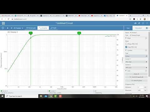 Frequency Response on Multisim.com