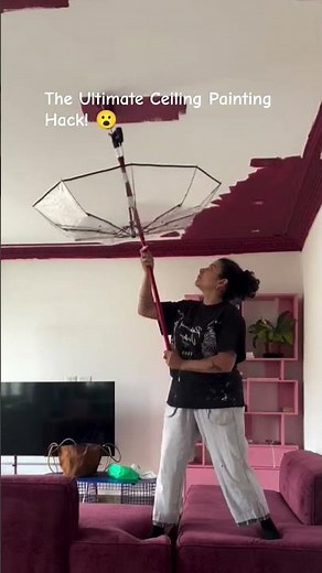 The Ultimate Ceiling Painting Hack! 😮