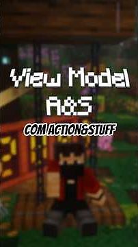 Texture View Model com Action&Stuff Mine Bedrock #minecraft #topaddons1 #gameplay #mcpe #mctutorial