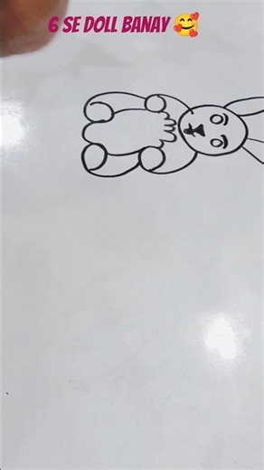 6=se doll drawing step by step draw#beautiful doll#braidal doll#easy drawing