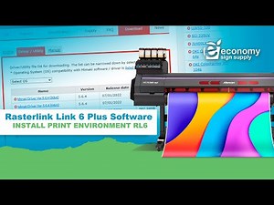 Rasterlink Link 6 Plus Software - INSTALL PRINT ENVIRONMENT RL6