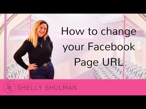 How to change your Facebook Page URL