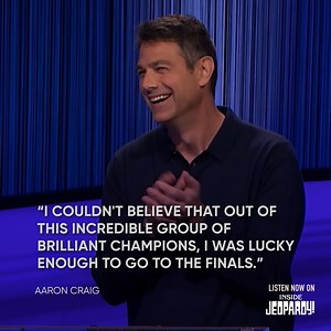 19K views · 219 reactions | Listen to how Aaron Craig made it to the #ChampionsWildcard finals on this week's episode of Inside Jeopardy!: https://linktr.ee/insidejeopardy | Jeopardy! | Facebook