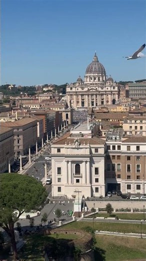 ✨ Breathtaking Vatican City View from Castel Sant’Angelo | Rome, Italy 🇮🇹