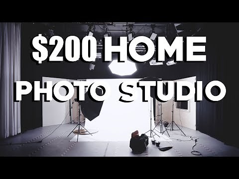 Portrait Studio - How to Set Up a Home Photography Studio for Under $200