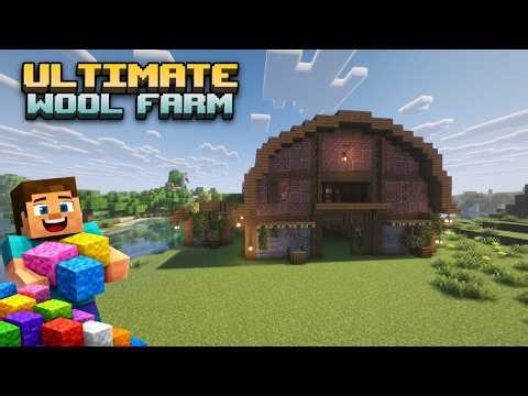 Ultimate Wool Farm in Minecraft Survival!