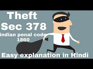 Theft in IPC | Essential ingredients of Theft in IPC| Easy Explanation| In Hindi