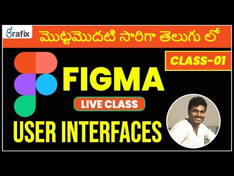 Figma telugu tutorials for begginers-Class-01 | UX Design Telugu Tutorial in Grafix Vidya