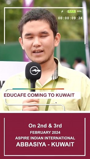 📚 India's Biggest Educational Extravaganza! First time ever in Kuwait..! 🎒 EDUCAFE GCC 2024 📅 2nd & 3rd FEBRUARY, 2024 📍 ASPIRE INDIAN INTERNATIONAL ABBASIYA Register now www.myeducafe.com | Educafe