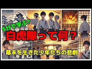 【5分で学ぶ】白虎隊って何？幕末を生きた少年たちの悲劇