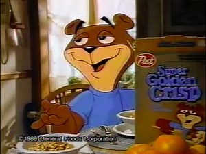 Post Super Golden Crisp Cereal Commercial | 1980s & 1990s Commercials