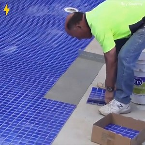 25K views · 98 reactions | How to Tile a Swimming Pool Floor | Noisemakers | Facebook