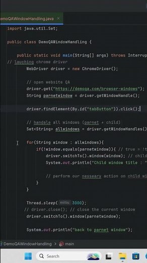 How to handle multiple windows in selenium