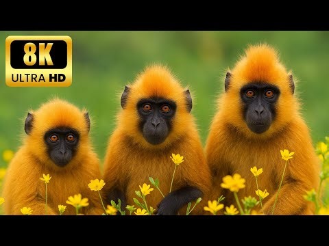 野生動物の世界 8K映像 癒しの音楽とサバンナの生命ドキュメンタリー