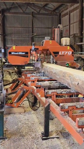 Happy Friday! Check out the LT70 cutting some solid beams, so easy for this beast. #LT70 #WoodMizerNewZealand #SawmillStrong #HardYakka #HardwoodSawmills #Hardwoodmilling | Wood-Mizer
