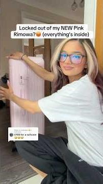 😱 LOCKED OUT OF MY £700 PINK RIMOWA SUITCASE
