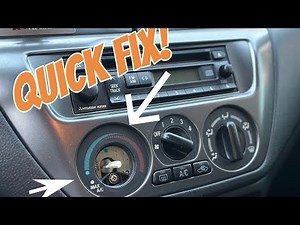 2001-2007 Mitsubishi Lancer/Evo STUCK Heater Control Quick Fix (USDM)
