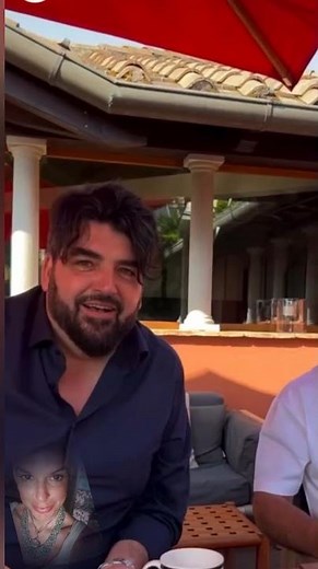 ANTONINO CANNAVACCIUOLO AND CARLO CRACCO... the most famous chefs in Italy at the same table....