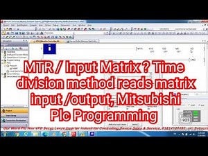 MTR / Input Matrix ? Time division method reads matrix input /output, Mitsubishi Plc Programming