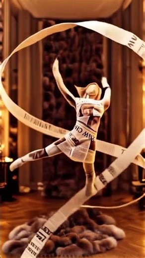 It was written all over her face #abstractart #swimming #ai #aiart