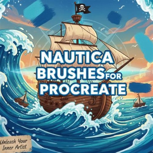 Nautika Procreate Brush Pack | Watercolor Brushes for Procreate | Realistic Washes, Textures, Splatter & Effects - Etsy Australia