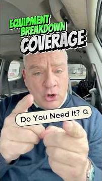 Equipment Breakdown Coverage #shorts #insurance #coverage #EBC Do you understand it?