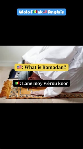 Understanding Ramadan in English and Wolof