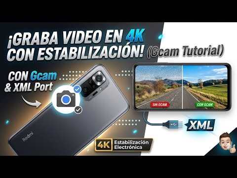 Gcam - Redmi Note 10 Pro Video 4k estable Tutorial 🤩