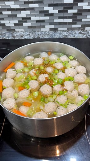 Chicken Meatballs Soup #reels #chicken #soup | Ly Cooks