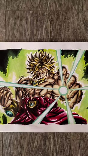 Dibujos de Broly Legendario en Dragon Ball Z