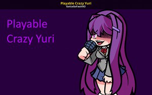 Playable Crazy Yuri Mod for Friday Night Funkin' | FNF Mods