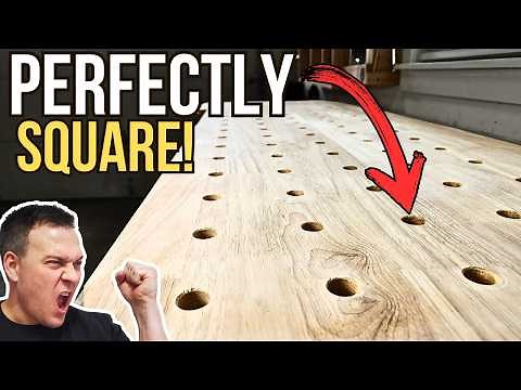 Bench Dog Holes Made EASY!