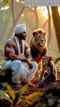 The Monkey’s Clever Plan 🐒 | Farmer & Lion Cub Part 2 | Intelligence Beats Strength