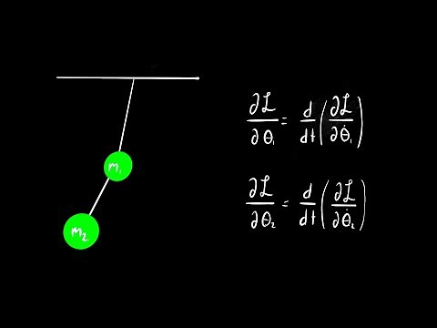 Lagrangian Mechanics Part 9b: Double Pendulum (Getting the Equations of Motion)