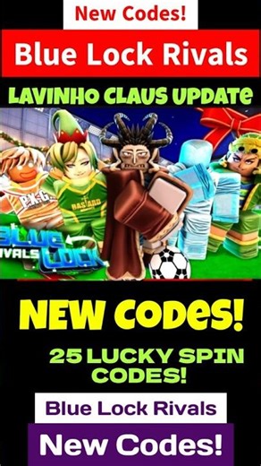 New Blue Lock Rivals Codes - New Codes For Blue Lock Rivals LAVINHO CLAUS