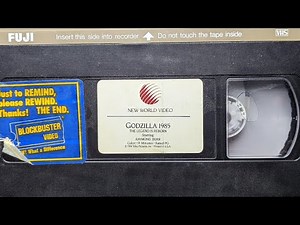 Godzilla 1985 VHS Pre-Show