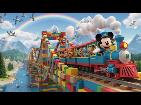 🚂✨ Mickey’s Mouse 🐭 🐁 and Magical Toy Train Adventure! | Fun Ride for Kids 🎉🚀 |@mickeymoon