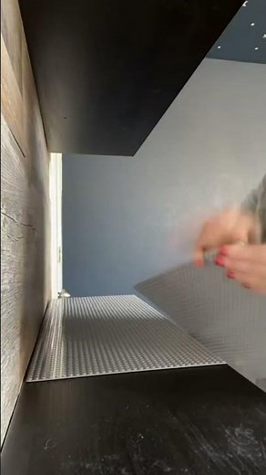 These DIY LEGO shelves are so simple and a great way to display your sets! #diyhomedecor #lego