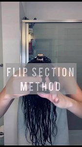 I loved experimenting with this fun #FlipSectionMethod technique! I put my stylers while in the shower and after this I diffused. #curlygirl #hairtransformation #hairtutorial #hairstyles #wavyhair #curlyhair | Nikki_With_The_Good_Curls