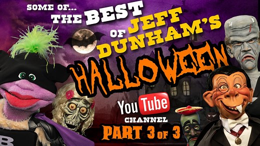 623K views · 10K reactions | Trick-or-Treat!? Our trilogy of terrors will now be complete with part 3 of our ghoulish gathering of Halloween horrors! Grab your popcorn and turn out the lights as Achmed, Walter, Peanut, and Bubba J dare to scare you one last time before the Big Night! If you haven’t already, be sure to watch them all, then let us know which terrifying tale was your favorite! | Jeff Dunham | Facebook
