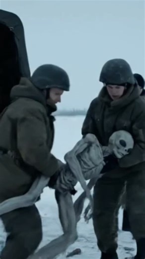 The Russian military unloads the corpses of aliens who were killed #video #reels #new | Ufo Ufos
