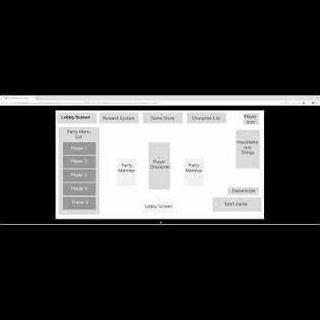 Showing a Game UI prototype!
