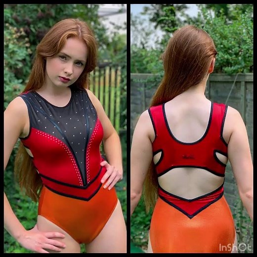 ❤️ GYMNAST KARINA - modelling the new leotard collection / haul from Arete Leotards