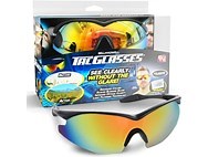 1, 2 or 3-Pk Night Vision Tac Glasses