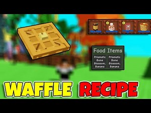 How to Cook the Prismatic Waffle in Roblox Grow A Garden 🍽️ | Secret Recipe Guide!